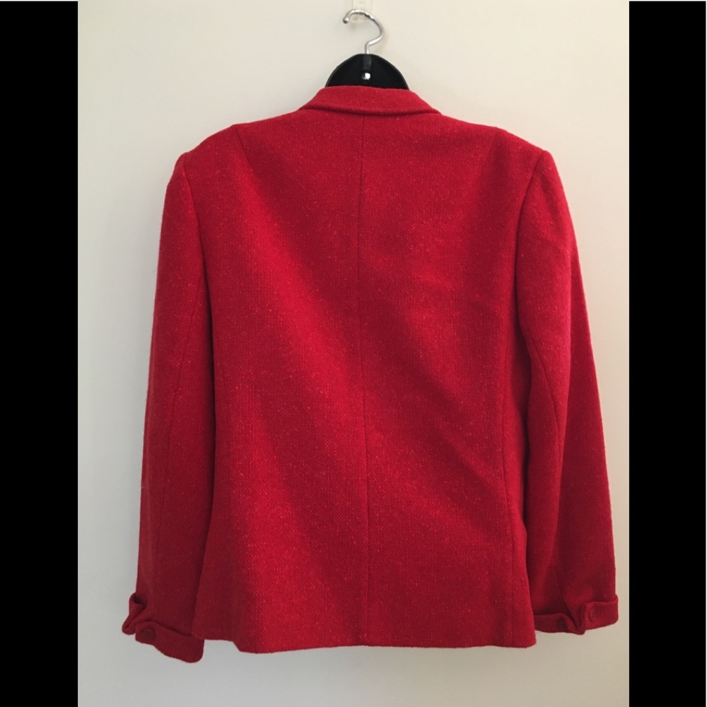 Pendleton Red Wool Single Button Blazer. 6 - image 3